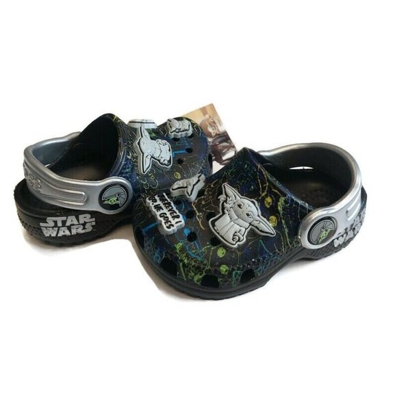 CROCS Grogu Clog T Unisex Toddler Size C4 (1-2 Years Old) Slip On Clogs Shoes - Picture 7 of 7